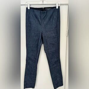 Rag and Bone Indigo hidden zip, skinny ankle, Denim Jeans